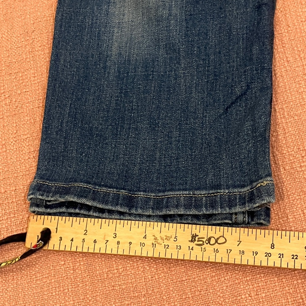 W33L31 Men's Straight Blue Jeans - Picture 13 of 14
